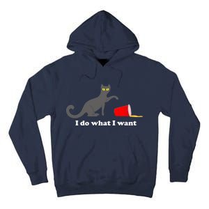 I Do What I Want Evil Cat Tall Hoodie