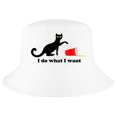 I Do What I Want Evil Cat Cool Comfort Performance Bucket Hat