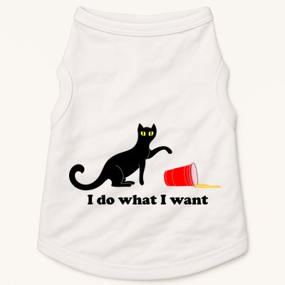 I Do What I Want Evil Cat Doggie Tank