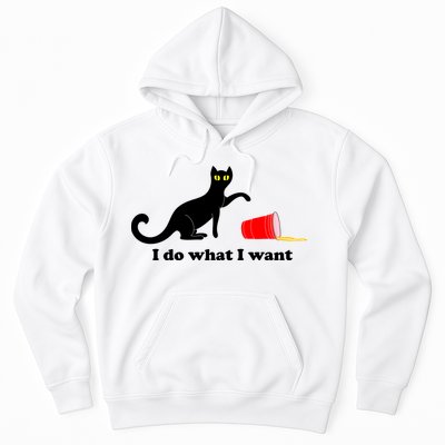 I Do What I Want Evil Cat Hoodie
