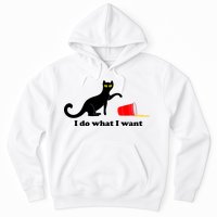 I Do What I Want Evil Cat Hoodie