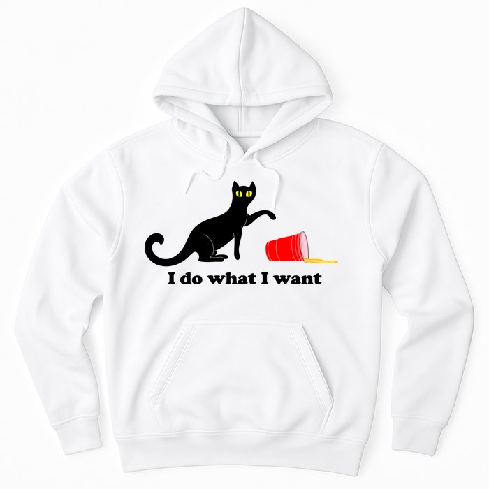 I Do What I Want Evil Cat Hoodie