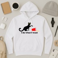 I Do What I Want Evil Cat Hoodie