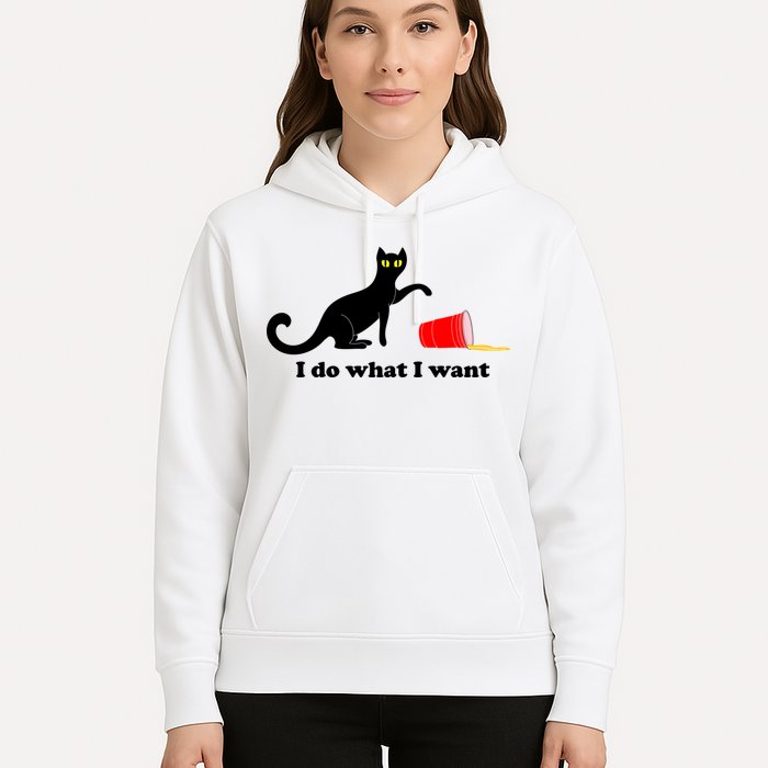 I Do What I Want Evil Cat Hoodie