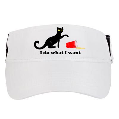 I Do What I Want Evil Cat Adult Drive Performance Visor