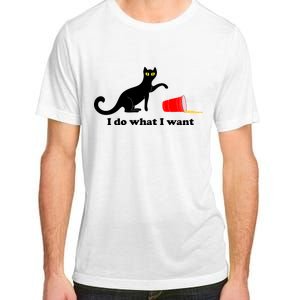 I Do What I Want Evil Cat Adult ChromaSoft Performance T-Shirt