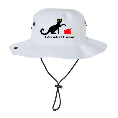 I Do What I Want Evil Cat Bucket Hat