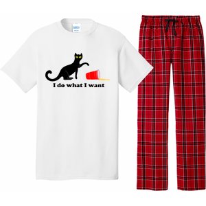 I Do What I Want Evil Cat Pajama Set