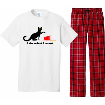 I Do What I Want Evil Cat Pajama Set