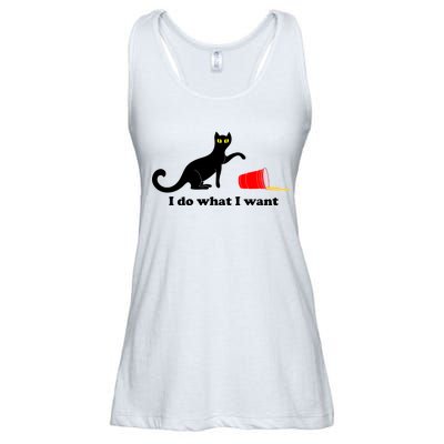 I Do What I Want Evil Cat Ladies Essential Flowy Tank