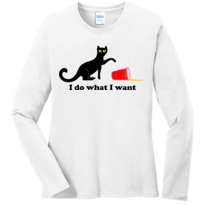 I Do What I Want Evil Cat Ladies Long Sleeve Shirt