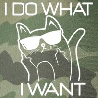 I Do What I Want Funny Cat Legacy Tie Dye Trucker Hat