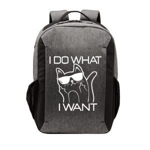 I Do What I Want Funny Cat Vector Backpack