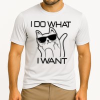 I Do What I Want Funny Cat Performance Shirt