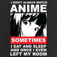 I Don't Always Watch Anime Funny Adult Drive Performance Visor