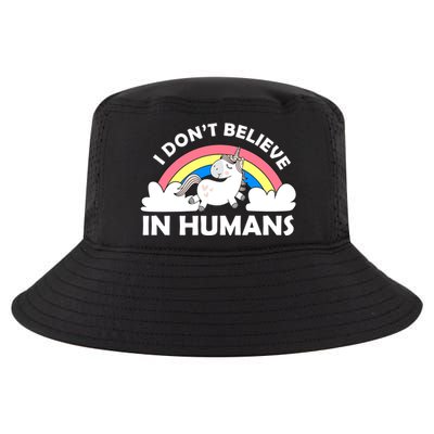 I Don't Believe In Humans Cool Comfort Performance Bucket Hat