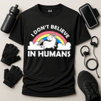 I Don't Believe In Humans Cooling Performance Crew T-Shirt