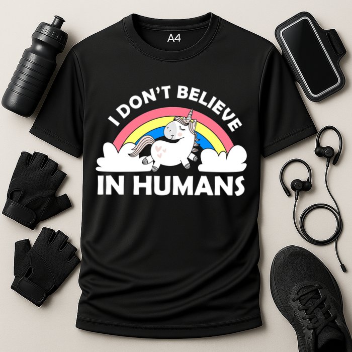 I Don't Believe In Humans Cooling Performance Crew T-Shirt