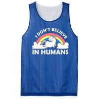 I Don't Believe In Humans Mesh Reversible Basketball Jersey Tank