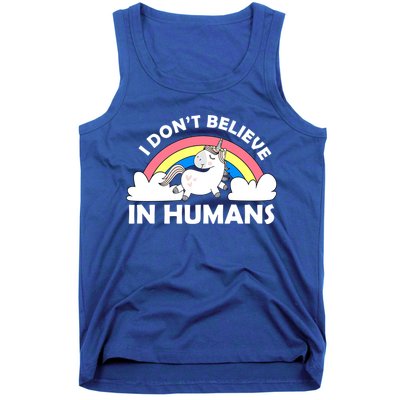 I Don't Believe In Humans Tank Top