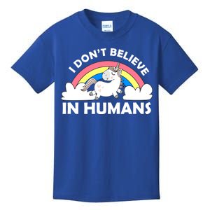 I Don't Believe In Humans Kids T-Shirt