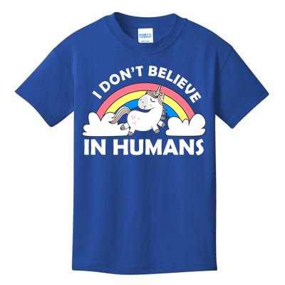 I Don't Believe In Humans Kids T-Shirt