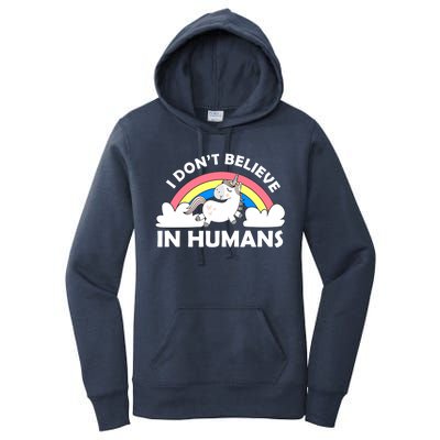 I Don't Believe In Humans Women's Pullover Hoodie