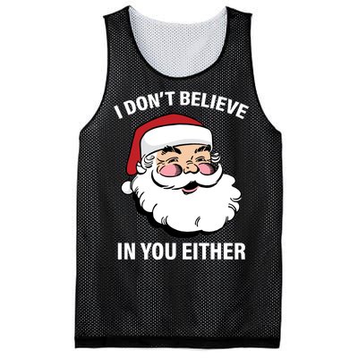 I Don't Believe In You Either X-Mas Mesh Reversible Basketball Jersey Tank