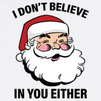 I Don't Believe In You Either X-Mas Garment-Dyed Sweatshirt