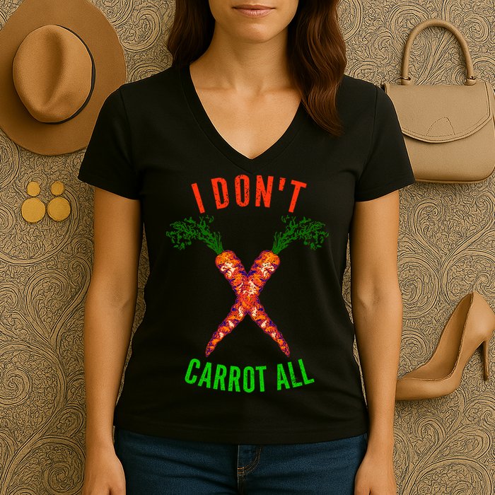 I Don't Carrot All Women's V-Neck T-Shirt