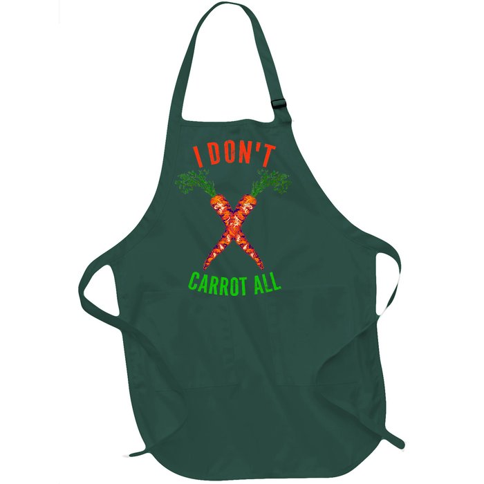 I Don't Carrot All Full-Length Apron With Pockets