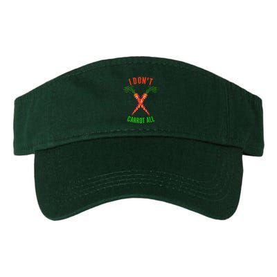 I Don't Carrot All Valucap Bio-Washed Visor