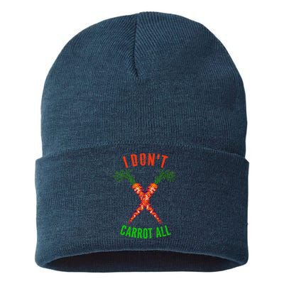 I Don't Carrot All Sustainable Knit Beanie