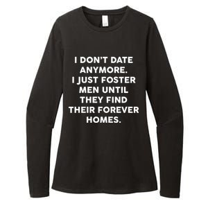 I Don't Date Anymore I Just Foster Men Womens CVC Long Sleeve Shirt