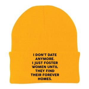 I Don't Date Anymore I Just Foster Women Knit Cap Winter Beanie