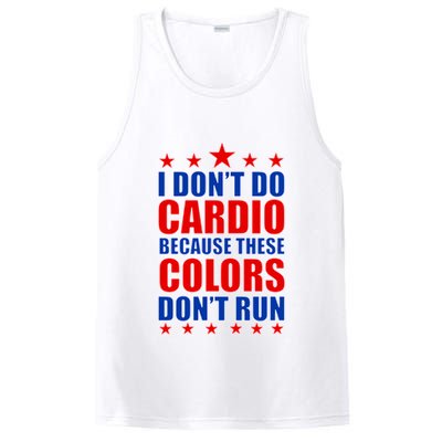 I Don't Do Cardio Because These Colors Don't Run PosiCharge Competitor Tank
