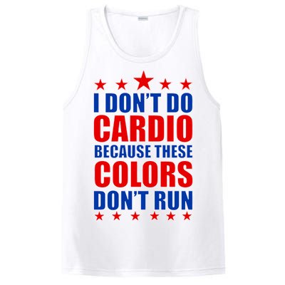 I Don't Do Cardio Because These Colors Don't Run PosiCharge Competitor Tank