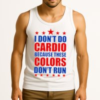 I Don't Do Cardio Because These Colors Don't Run Tank Top