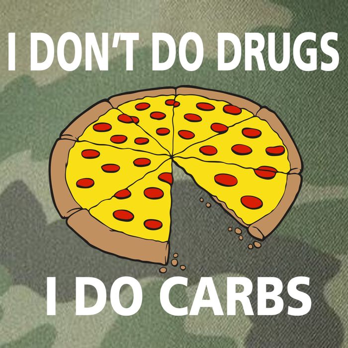 I Don't Do Drugs I Do Carbs Legacy Tie Dye Trucker Hat