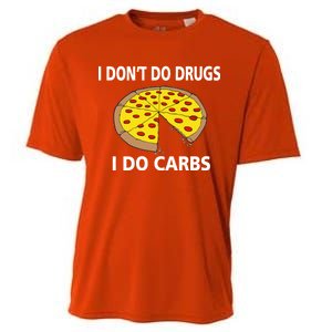 I Don't Do Drugs I Do Carbs Cooling Performance Crew T-Shirt