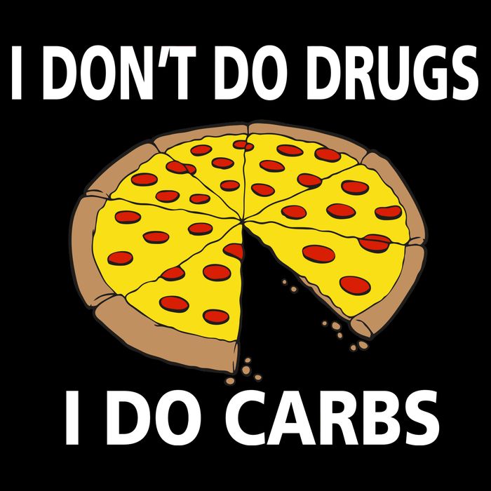I Don't Do Drugs I Do Carbs Baby Bodysuit