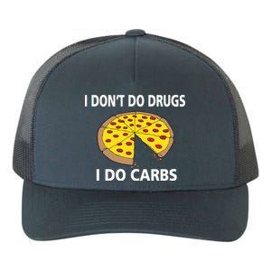 I Don't Do Drugs I Do Carbs Yupoong Adult 5-Panel Trucker Hat