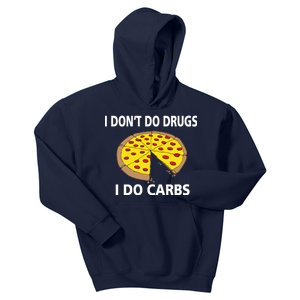 I Don't Do Drugs I Do Carbs Kids Hoodie