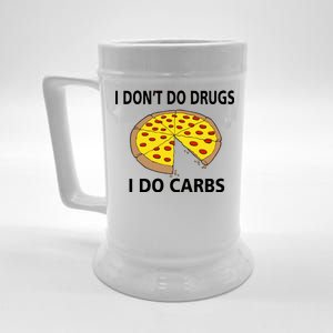 I Don't Do Drugs I Do Carbs Beer Stein