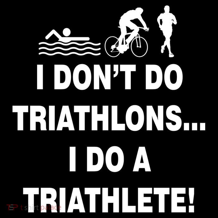 I Don't Do Tri-Athelons A Tri-Athlete Flatbill Hat