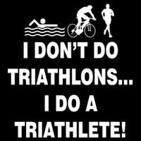 I Don't Do Tri-Athelons A Tri-Athlete 16 in Basic Backpack