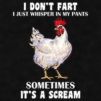I Don't Fart I whisper In My Pants It's A Scream Ladies PosiCharge Tri-Blend Wicking Tank