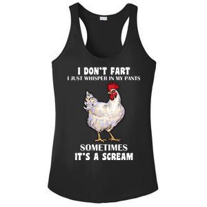 I Don't Fart I whisper In My Pants It's A Scream Ladies PosiCharge Competitor Racerback Tank