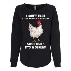 I Don't Fart I whisper In My Pants It's A Scream Womens California Wash Sweatshirt