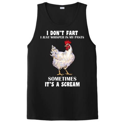 I Don't Fart I whisper In My Pants It's A Scream PosiCharge Competitor Tank